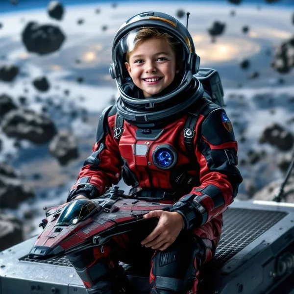 AI Foto kaste KOSMOSA ODISEJA